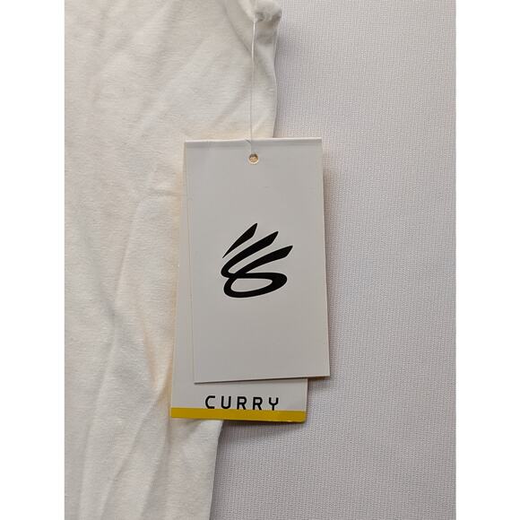 NWT Under Armour Men's Curry Sleeveless Tee in White size XL - Picture 3 of 7